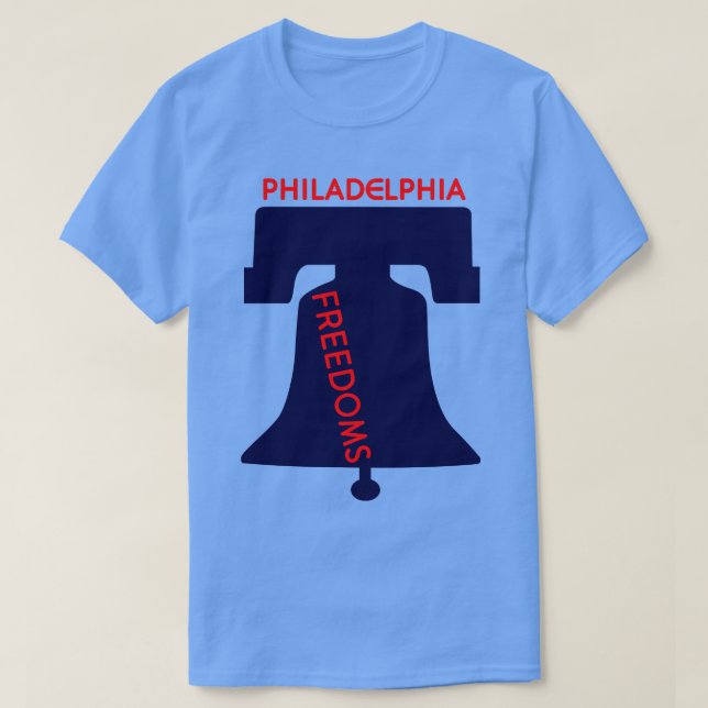 Defunct Philadelphia Freedoms Teams Tennis 1974 T-Shirt (Design Front)