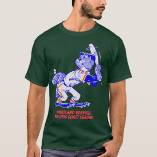 Defunct Portland Beavers PCL Baseball 1972 T-Shirt