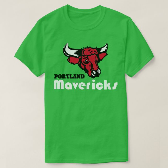 Defunct Portland Mavericks Independent Baseball 19 T-Shirt (Design Front)
