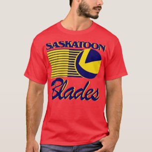 Defunct Saskatoon Blades Hockey Team T-Shirt
