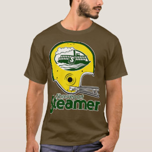Defunct Shreveport Steamer  Team Helmet T-Shirt