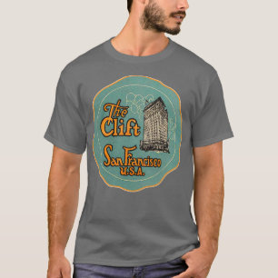 Defunct The Clift Hotel San Francisco California L T-Shirt