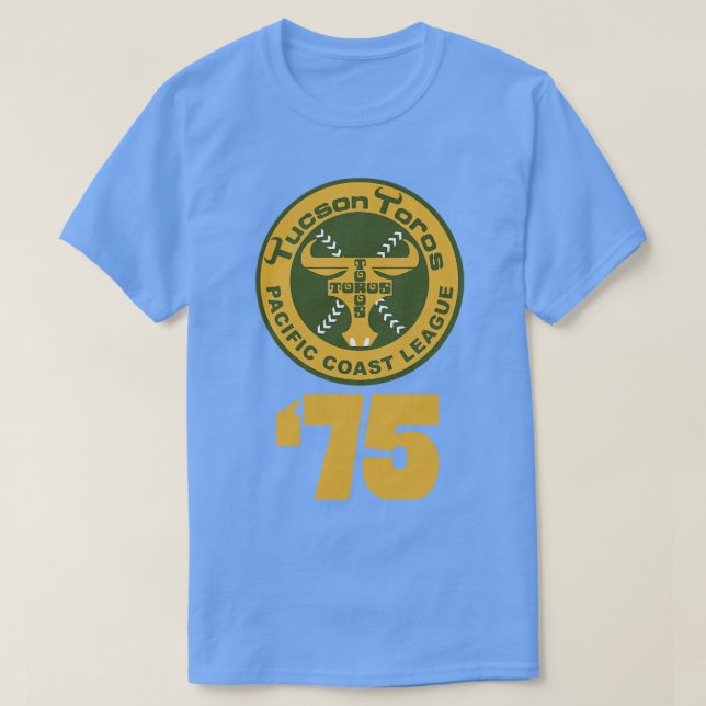 Defunct Tucson Toros Minor League Baseball 1975 1 T-Shirt (Design Front)