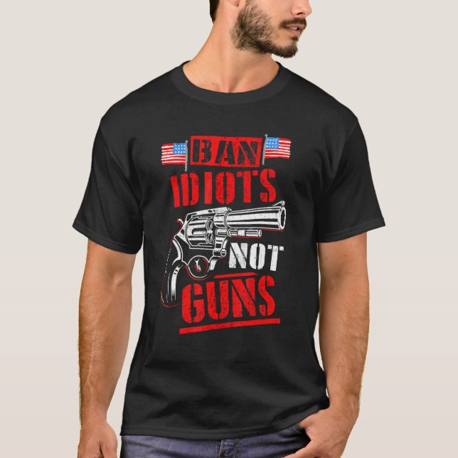 Defund Gun Control Gun Control For Men Gun Control T-Shirt (Front)