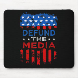 Defund Media Anti Fake News Defund The Media Tank Mouse Pad