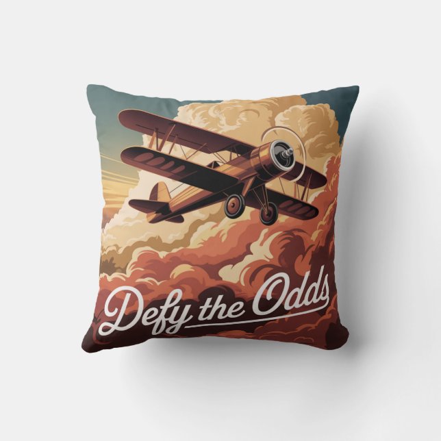 Defy The Odds Cushion (Back)