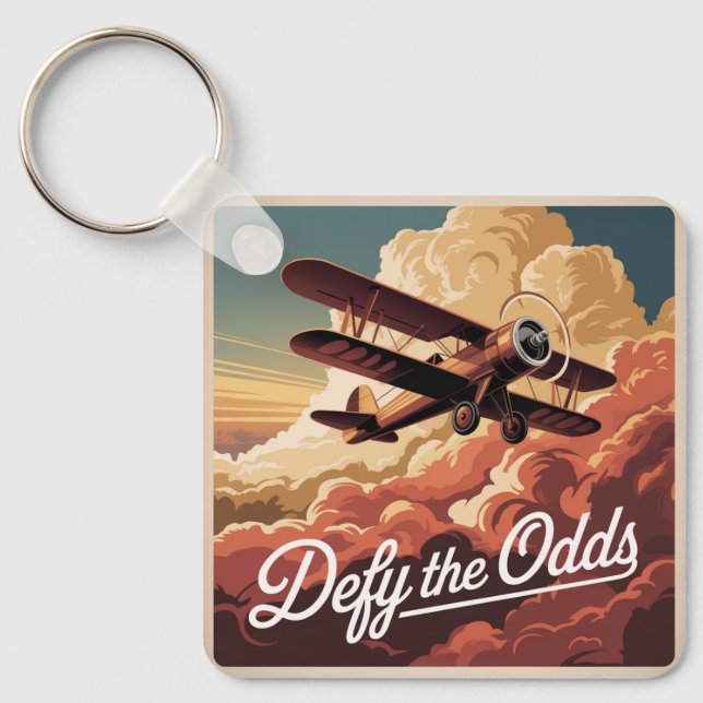 Defy The Odds Key Ring (Front)