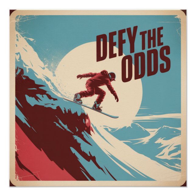 Defy The Odds Poster (Front)
