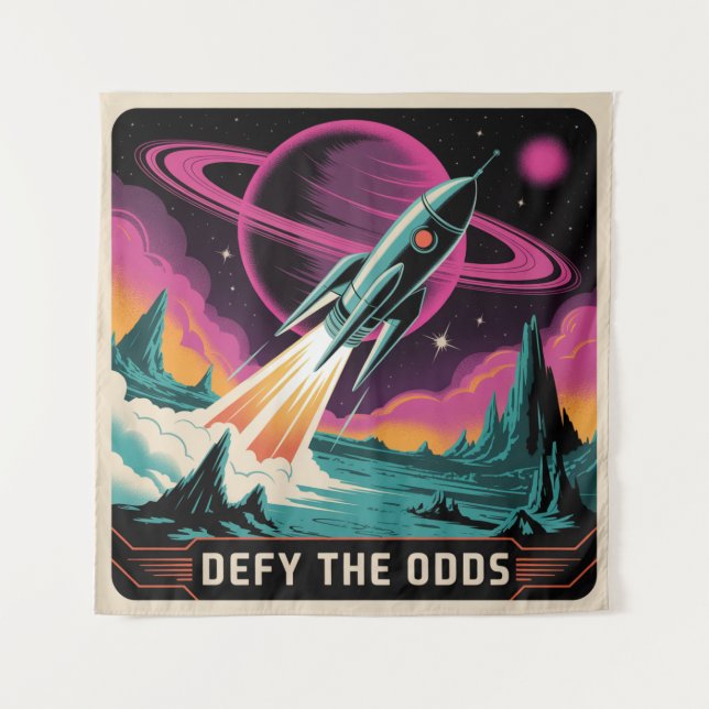 Defy The Odds Tapestry (Front)