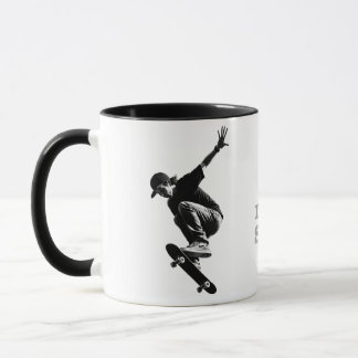 Defying gravity, slaying gnar mug