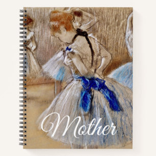 Dega’s Dancer With Blue Ribbon  Notebook