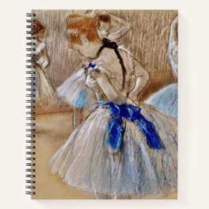 Dega’s Dancer With Blue Ribbon  Notebook