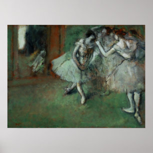Degas - A Group Of Dancers Poster