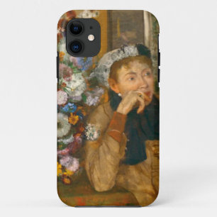 Degas A Woman Seated Beside a Vase of Flowers Case-Mate iPhone Case