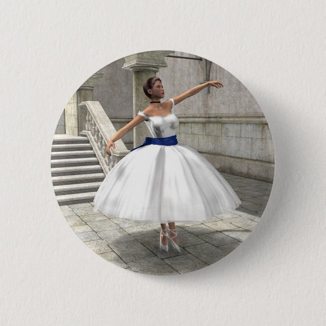 Degas Ballerina 6 Cm Round Badge (Front)