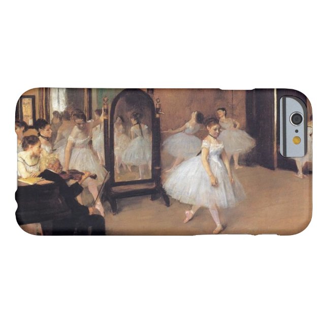 Degas Ballerina, Dance Class iPhone Case (Back Horizontal)