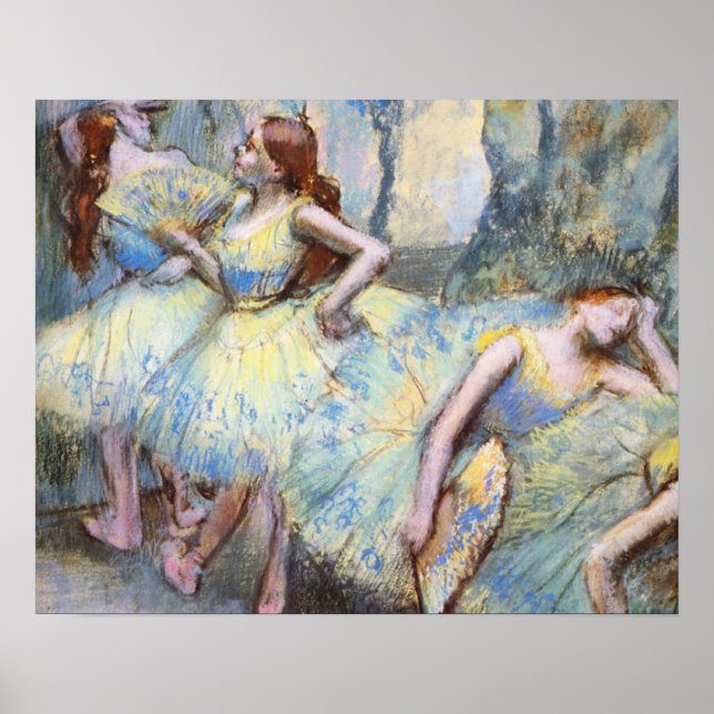 Degas Ballet Dancer Art Dancers Painting Poster (Front)