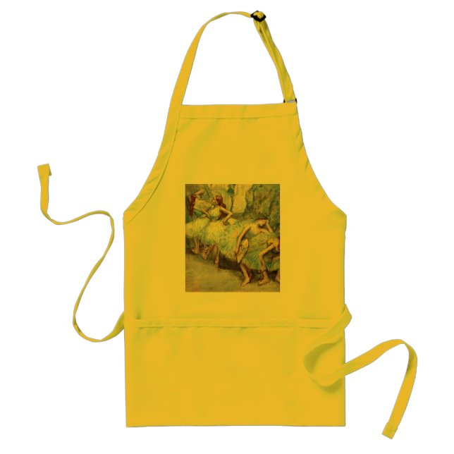 Degas Ballet Dancer Art Dancers Painting Standard Apron (Front)