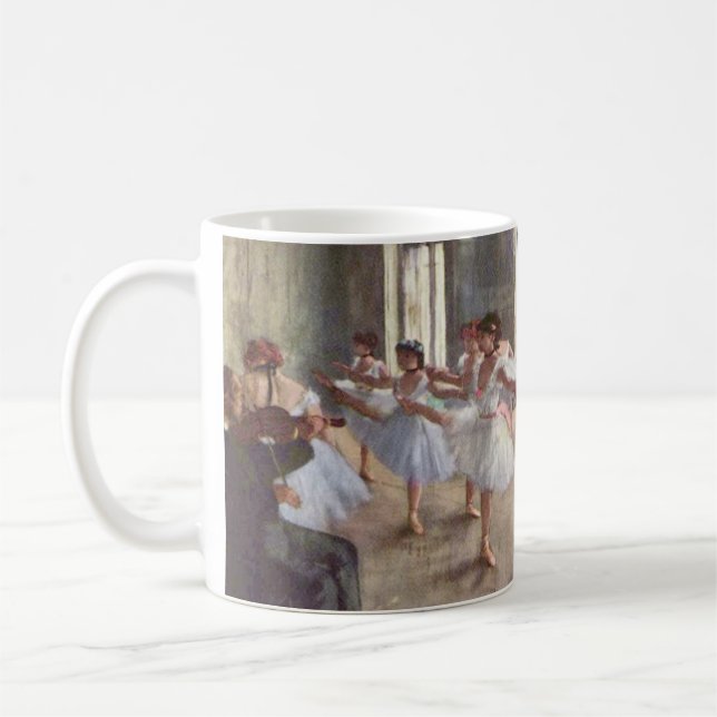 Degas' Ballet Rehearsal Coffee Mug (Left)