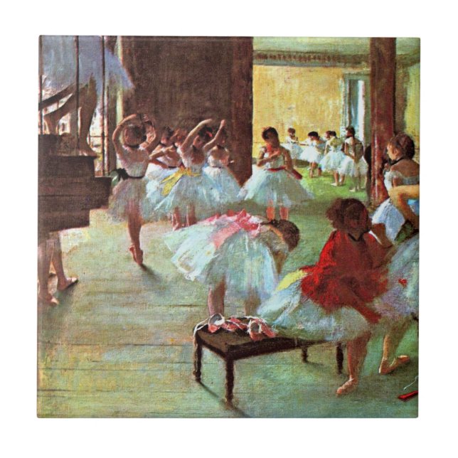 Degas - Ballet School Tile (Front)