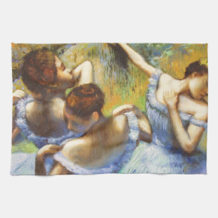 Degas Blue Dancers Kitchen Towel
