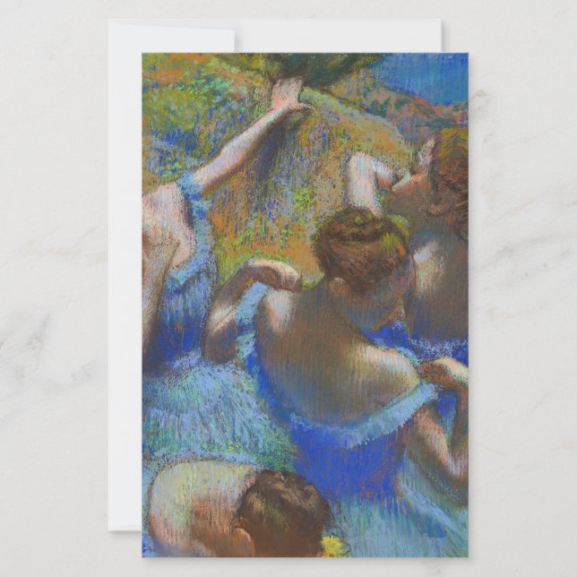 Degas Blue Dancers Pastel Fine Art Masterpiece (Front)