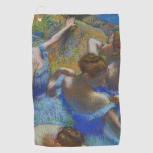 Degas Blue Dancers Pastel Fine Art Masterpiece Golf Towel