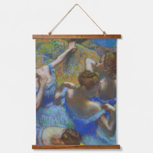 Degas Blue Dancers Pastel Fine Art Masterpiece Hanging Tapestry