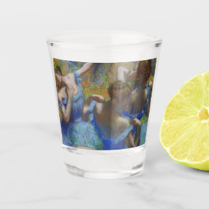 Degas Blue Dancers Pastel Fine Art Masterpiece Shot Glass