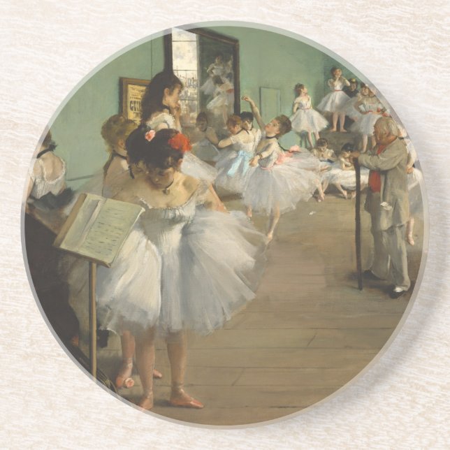 Degas Dance Class Ballet Dancers Ballerina Art Coaster (Front)