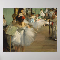 Degas Dance Class Ballet Dancers Ballerina Art