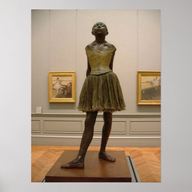 Degas Dancer Sculpture Poster (Front)