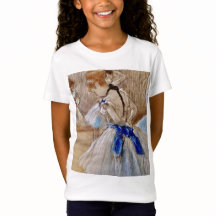 Degas Dancer With Blue Ribbon T-Shirt