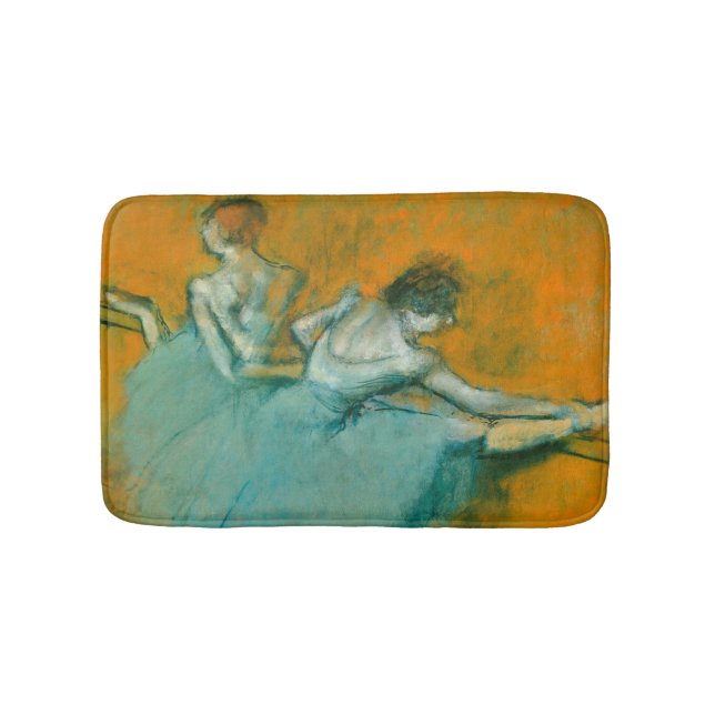 Degas Dancers at the Bar Ballet Bath Mat (Front)