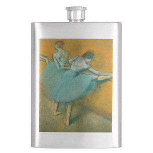 Degas Dancers at the Bar Ballet Hip Flask