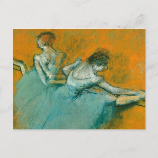 Degas Dancers at the Bar Ballet Postcard (Front)