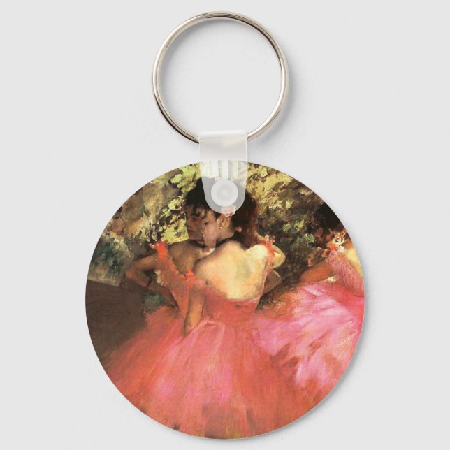 Degas Dancers in Pink Key Chain (Front)