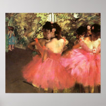 Degas Dancers in Pink Poster