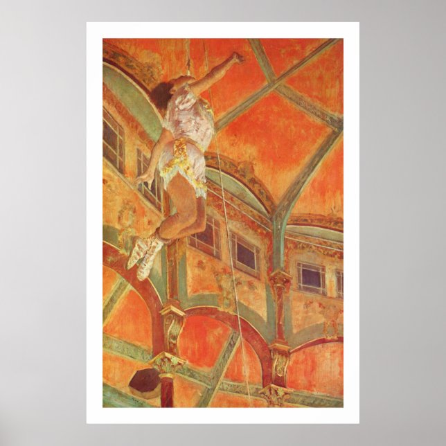 Degas: Miss Lala at the Cirque Fernando Poster (Front)