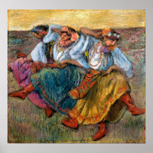 Degas - Russian Dancers Poster