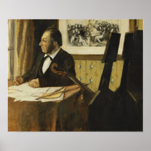Degas - The Cellist Pilet Poster