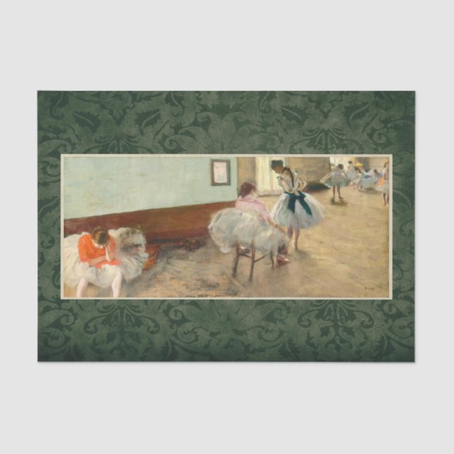 Degas "The Dance Lesson" Tissue Paper (Front)