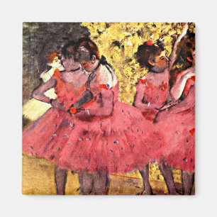 Degas - The Pink Dancers Magnet