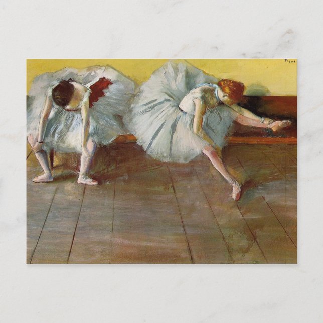 Degas Two Ballet Dancers Postcard (Front)