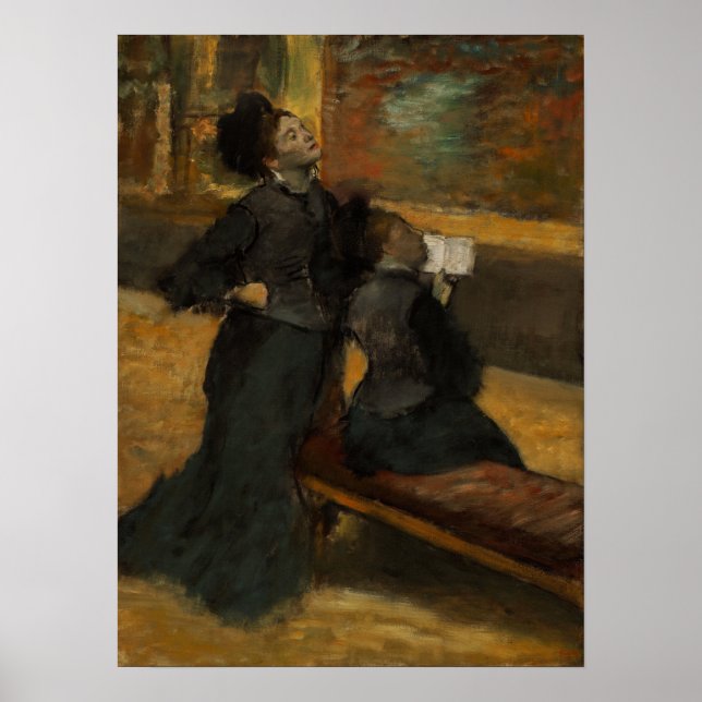 Degas - Visit To A Museum Poster (Front)