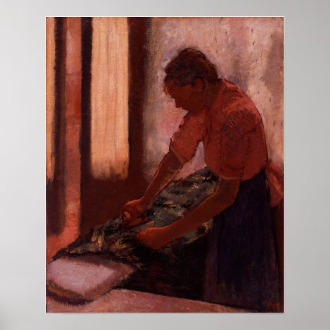 Degas - Woman Ironing Poster (Front)