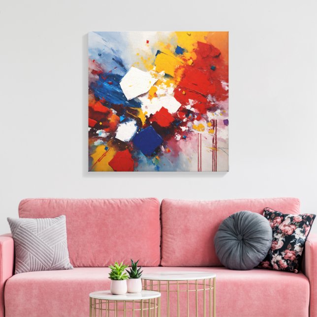 Degital art image Wall Art & Décor Canvas Art (Insitu(LivingRoom))
