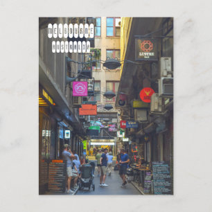 Degraves Street in Melbourne Postcard