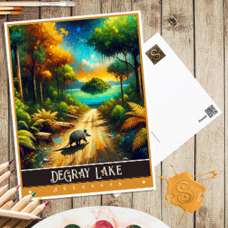 DeGray Lake, Arkansas | Vintage Painting Postcard