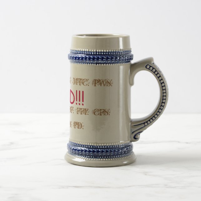 Degree Beer Stein (Right)